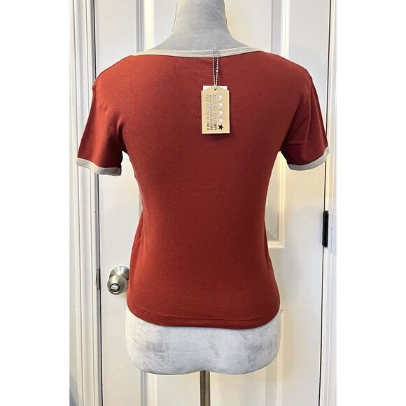 Fivestar General LIVERPOOL 23 Women’s Crop SS T Shirt Red Y2K M School Teens - Picture 4 of 7